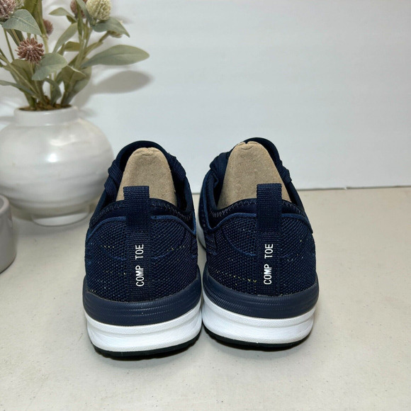 Skechers Bulklin Balran Safety Toe Work Sneakers Navy/White 108033 Women's 7.5/8 - Picture 5 of 10